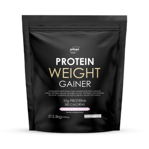 rotein Weight Gainer sabor Vainilla de Urban Nutrition, con proteínas, carbohidratos y vitamina C para aumentar la masa corporal