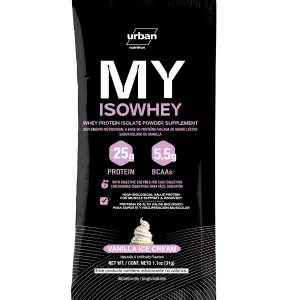 My IsoWhey Vainilla Ice Cream, proteína aislada de suero en empaque de una libra con 15 porciones