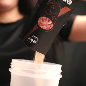 Sachet de Enerfit con proteína whey, café, MCT oil y enzimas digestivas, sin azúcar añadido