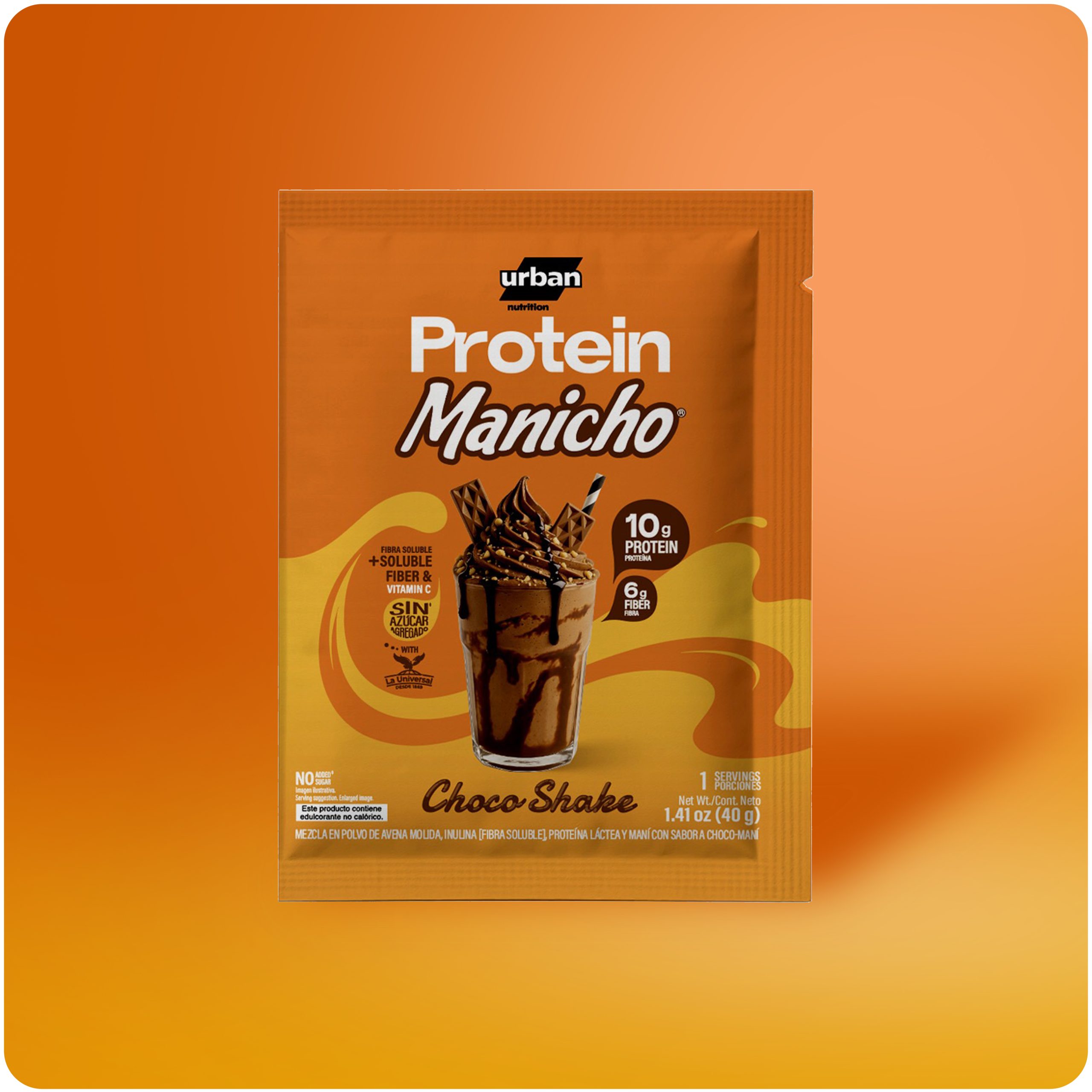 Sachet de Protein Choco Shake Manicho (x1)